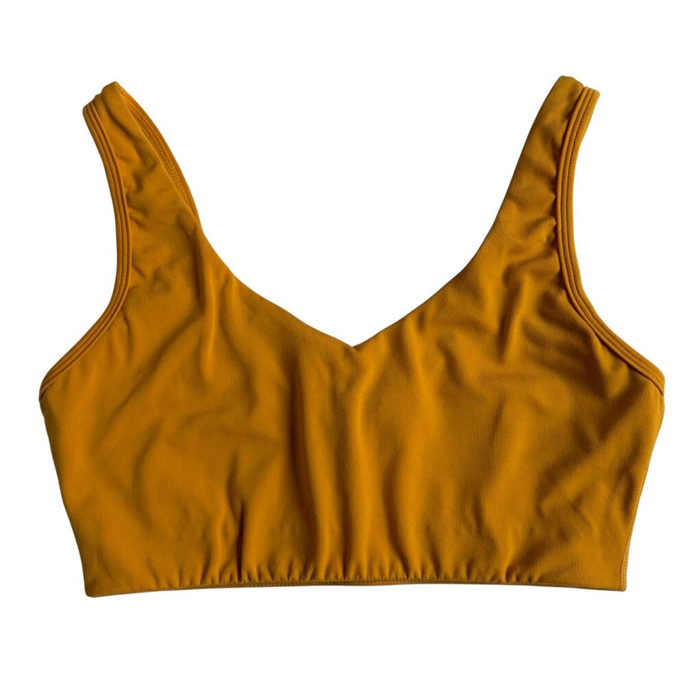 Paragon Fitwear Sports Bra (Mustard Yellow) - Size Small (?)